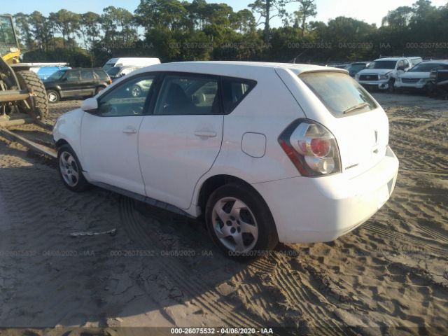 5Y2SP67859Z434264 - 2009 PONTIAC VIBE  White photo 3