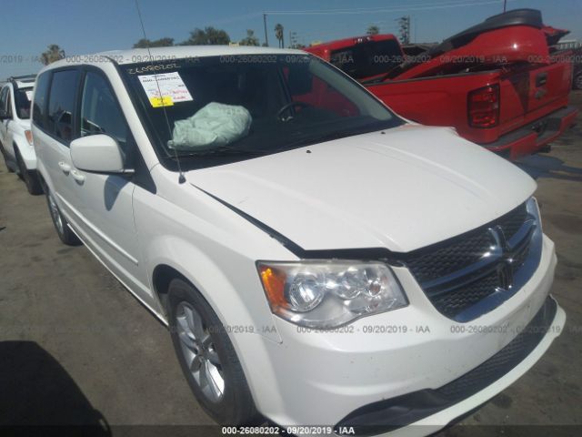 2C4RDGCG9DR688122 - 2013 DODGE GRAND CARAVAN SXT White photo 1