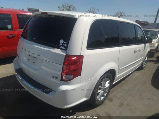 2C4RDGCG9DR688122 - 2013 DODGE GRAND CARAVAN SXT White photo 4