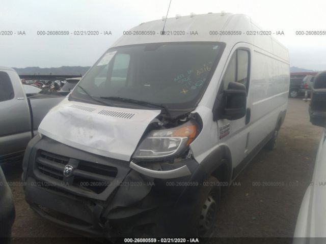 3C6URVJG9FE518504 - 2015 RAM PROMASTER 3500 3500 HIGH White photo 2