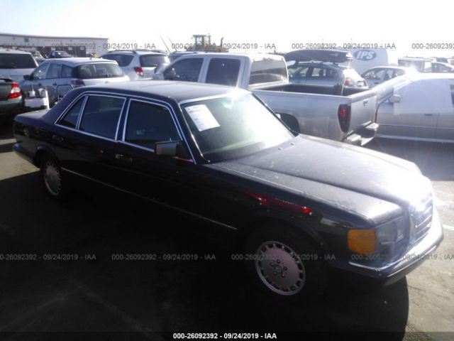 WDBCA39E0MA605161 - 1991 MERCEDES-BENZ 560 SEL Blue photo 1