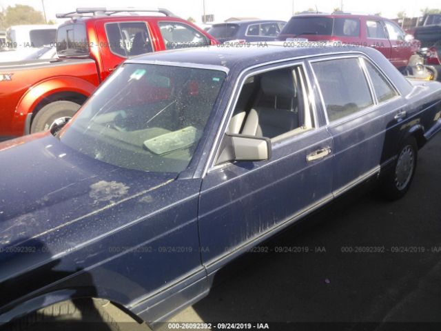 WDBCA39E0MA605161 - 1991 MERCEDES-BENZ 560 SEL Blue photo 6