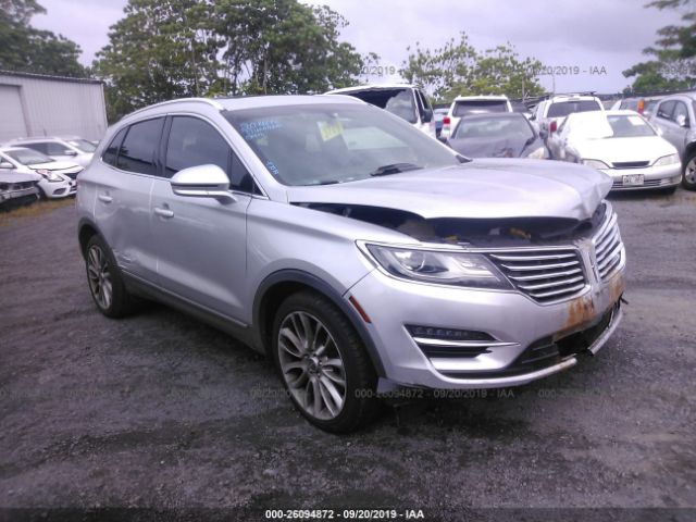 5LMCJ3C95HUL12821 - 2017 LINCOLN MKC RESERVE Silver photo 1