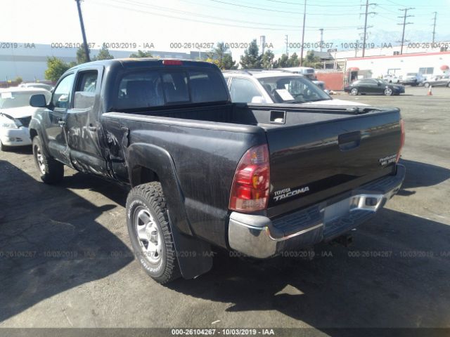 5TEKU72N17Z350701 - 2007 TOYOTA TACOMA DBL CAB PRERUNNER LNG BED Black photo 3