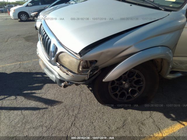 5TEGN92N13Z230955 - 2003 TOYOTA TACOMA DOUBLE CAB PRERUNNER Silver photo 6