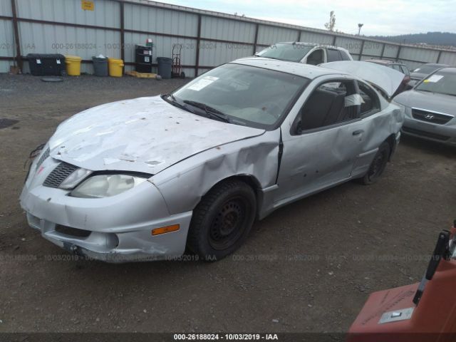 1G2JB12F047220388 - 2004 PONTIAC SUNFIRE  Silver photo 2