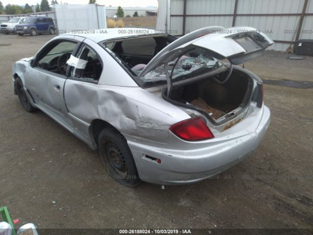 1G2JB12F047220388 - 2004 PONTIAC SUNFIRE  Silver photo 3