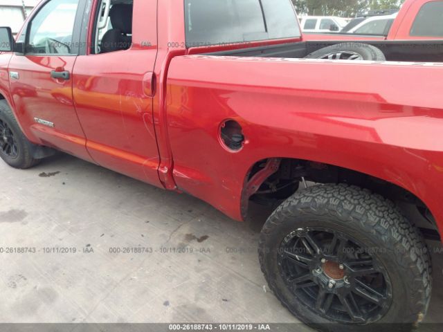 5TFUW5F13EX353702 - 2014 TOYOTA TUNDRA DOUBLE CAB SR/SR5 Red photo 6