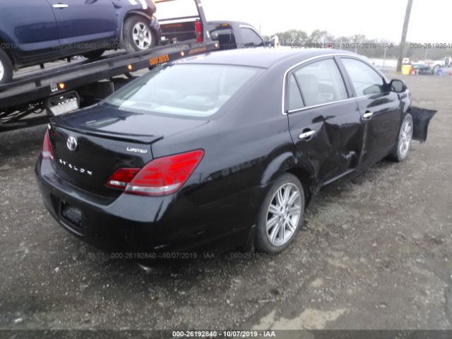 4T1BK36B78U311681 - 2008 TOYOTA AVALON XL/XLS/TOURING/LIMITED Black photo 4