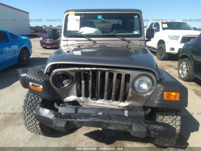 1J4FA39S44P785935 - 2004 JEEP WRANGLER X Dark Brown photo 6