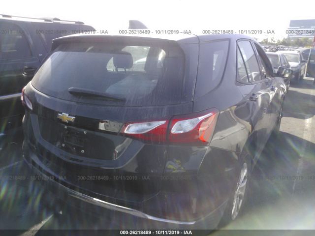 2GNAXHEV7J6352687 - 2018 CHEVROLET EQUINOX LS Black photo 4