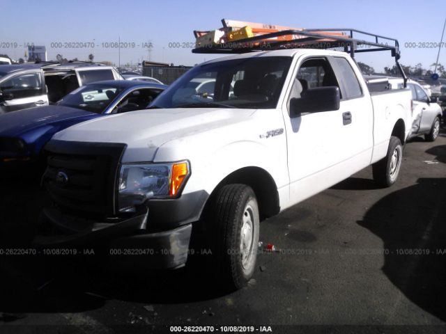 1FTFX1CF3CKD48069 - 2012 FORD F150 SUPER CAB White photo 2