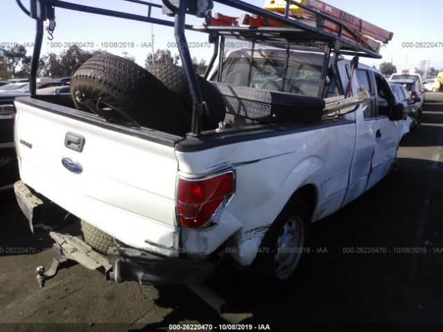 1FTFX1CF3CKD48069 - 2012 FORD F150 SUPER CAB White photo 4