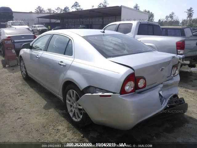 1G1ZE5E09AF323730 - 2010 CHEVROLET MALIBU LTZ ვერცხლისფერი ფოტო 3