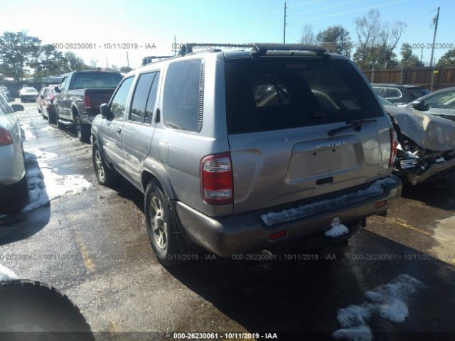 JN8AR07YXYW400750 - 2000 NISSAN PATHFINDER LE/SE/XE Silver photo 3