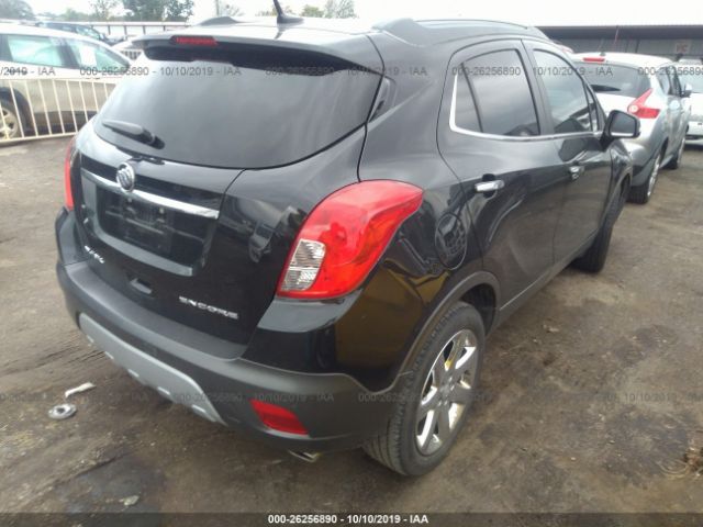 KL4CJBSB6EB679203 - 2014 BUICK ENCORE CONVENIENCE Black photo 4