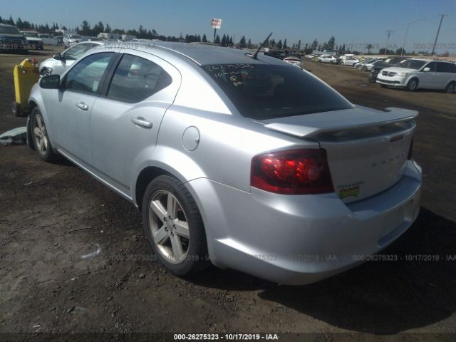 1B3BD1FB5BN554329 - 2011 DODGE AVENGER MAINSTREET Gray photo 3