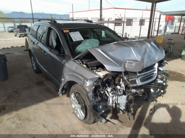 3C4PDCBG1JT525183 - 2018 DODGE JOURNEY SXT Silver photo 1