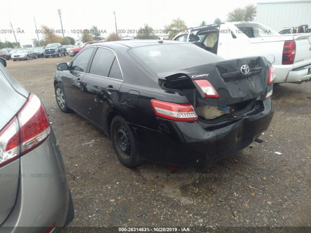 4T4BF3EK5BR214739 - 2011 TOYOTA CAMRY SE/LE/XLE Black photo 3