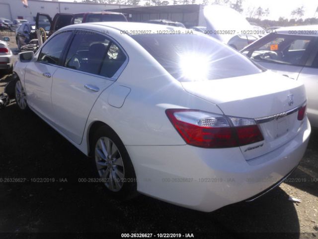 1HGCR2F89EA305091 - 2014 HONDA ACCORD EXL White photo 3