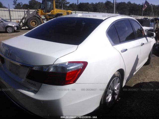 1HGCR2F89EA305091 - 2014 HONDA ACCORD EXL White photo 4