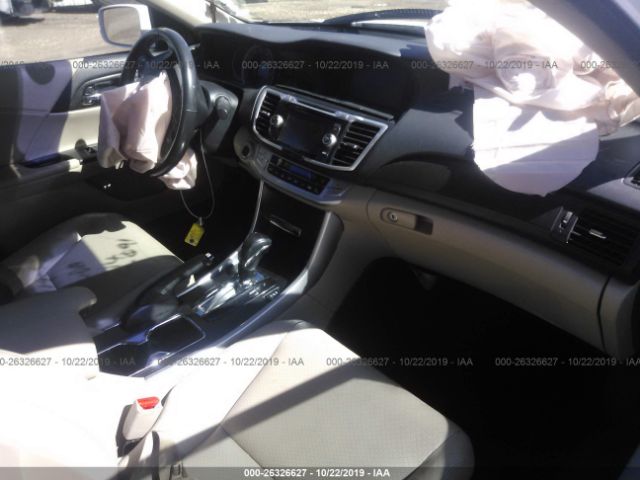 1HGCR2F89EA305091 - 2014 HONDA ACCORD EXL White photo 5