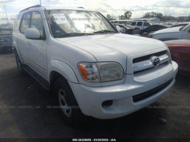 5TDZT34A76S267774 - 2006 TOYOTA SEQUOIA SR5 White photo 1