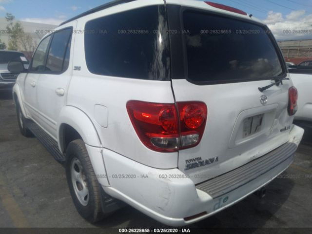 5TDZT34A76S267774 - 2006 TOYOTA SEQUOIA SR5 White photo 3