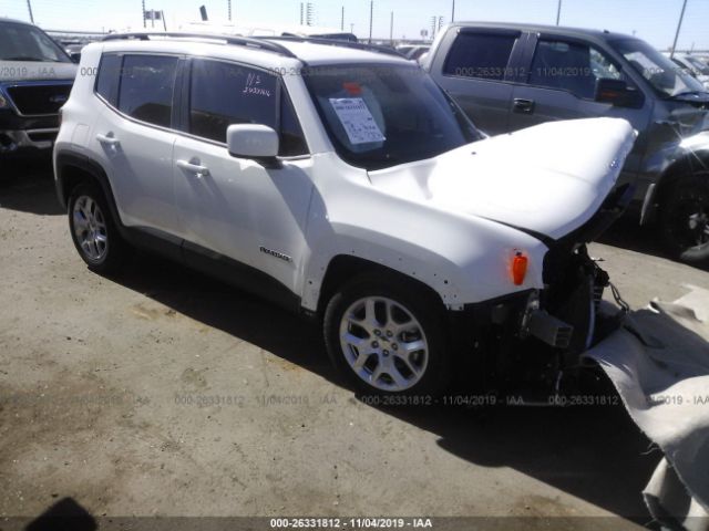 ZACCJABB9JPH96144 - 2018 JEEP RENEGADE LATITUDE White photo 1