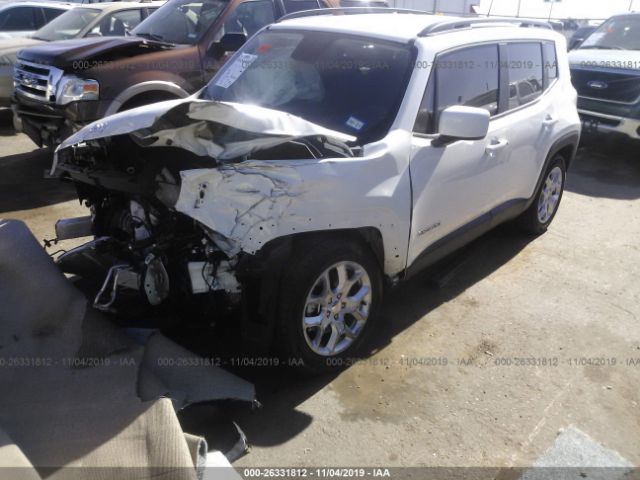 ZACCJABB9JPH96144 - 2018 JEEP RENEGADE LATITUDE White photo 2