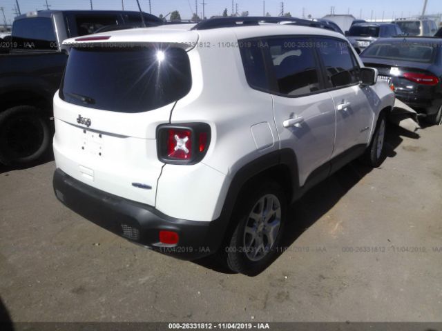 ZACCJABB9JPH96144 - 2018 JEEP RENEGADE LATITUDE White photo 4