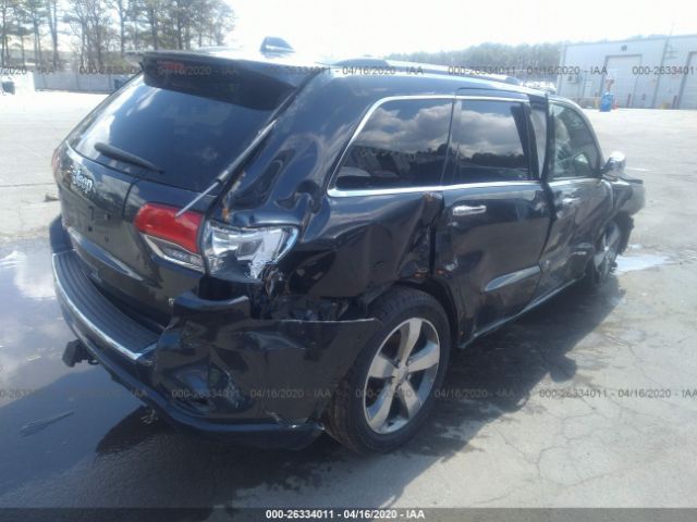 1C4RJFCG2FC638449 - 2015 JEEP GRAND CHEROKEE OVERLAND Gray photo 4