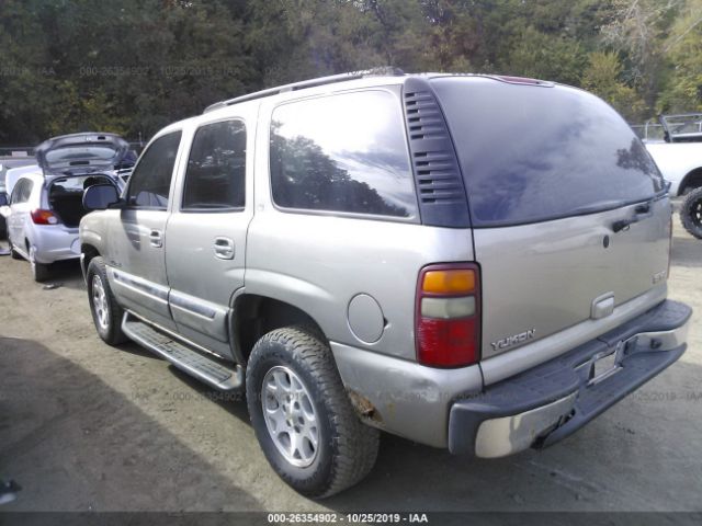 1GKEK13Z63J287492 - 2003 GMC YUKON  Tan photo 3