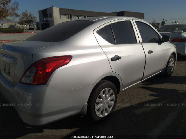 3N1CN7AP3GL835464 - 2016 NISSAN VERSA S/S PLUS/SV/SL Silver photo 4