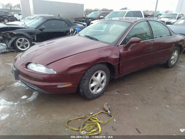 1G3GR62C4X4109661 - 1999 OLDSMOBILE AURORA  Purple photo 2