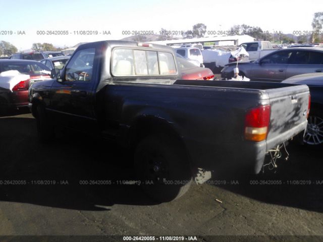 1FTCR10U0VPA56790 - 1997 FORD RANGER  Black photo 3