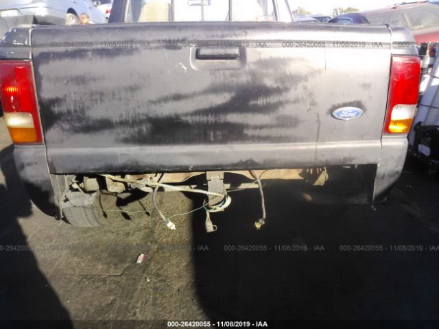 1FTCR10U0VPA56790 - 1997 FORD RANGER  Black photo 6