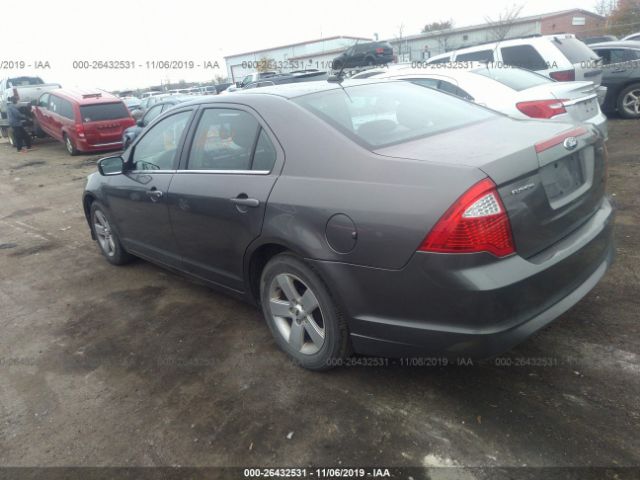 3FAHP0HA6BR310514 - 2011 FORD FUSION SE Gray photo 3