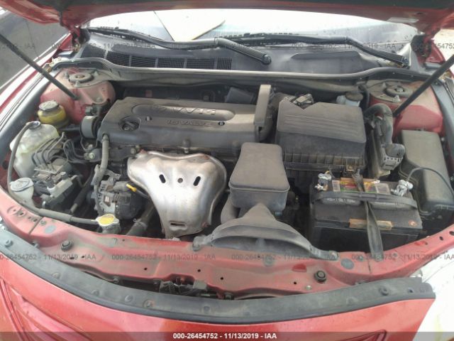 4T1BE46K69U395510 - 2009 TOYOTA CAMRY SE/LE/XLE Red photo 10