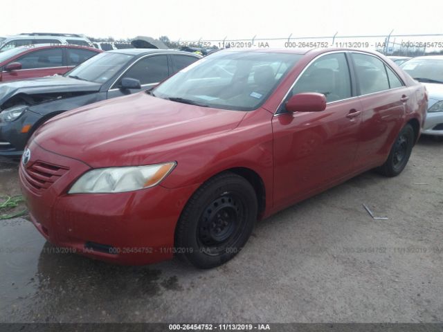 4T1BE46K69U395510 - 2009 TOYOTA CAMRY SE/LE/XLE Red photo 2