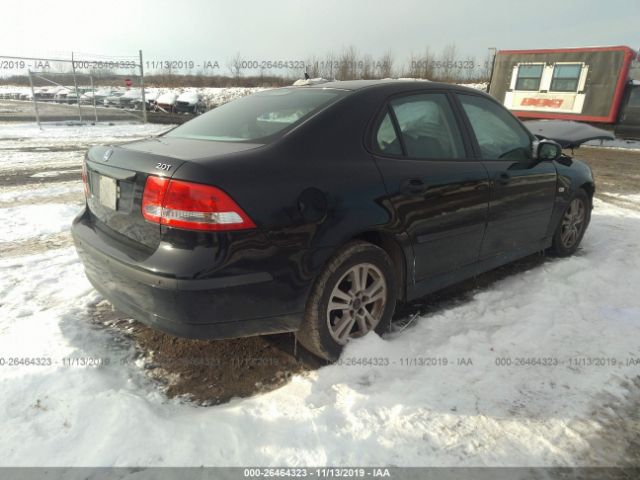 YS3FD49Y641020096 - 2004 SAAB 9-3 ARC Black photo 4