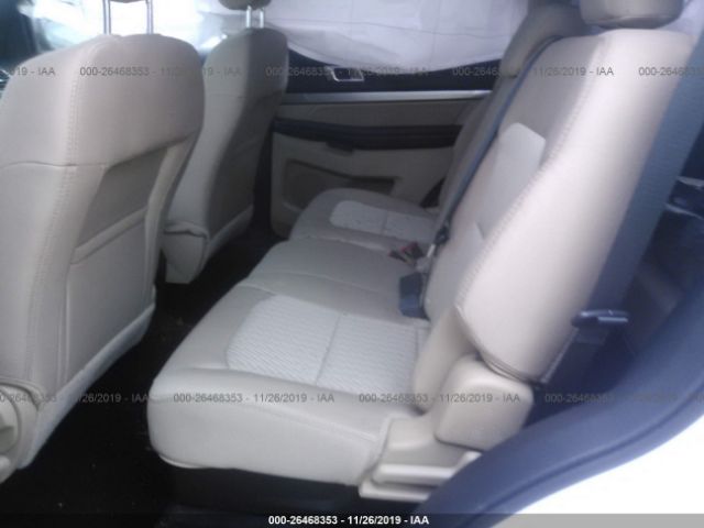 1FM5K8B83HGA76960 - 2017 FORD EXPLORER  White photo 8