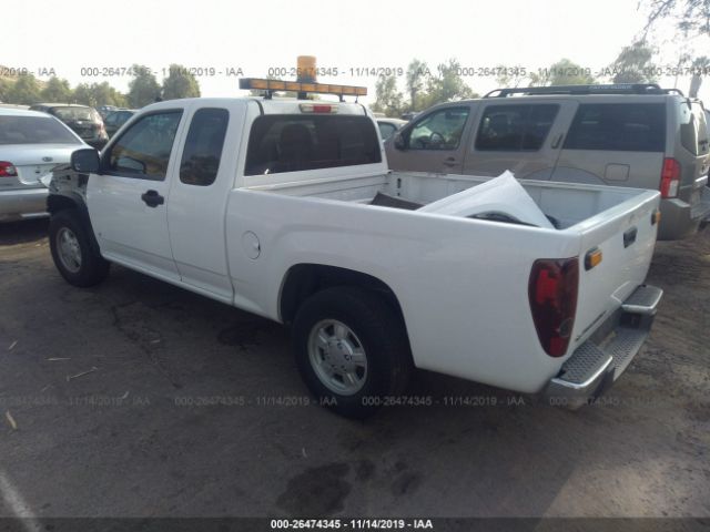 1GCCS196468309677 - 2006 CHEVROLET COLORADO  White photo 3