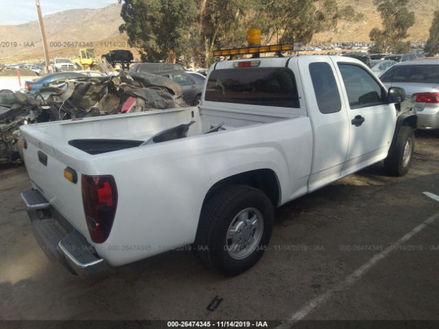 1GCCS196468309677 - 2006 CHEVROLET COLORADO  White photo 4