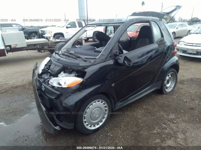 WMEEJ3BA2EK746411 - 2014 SMART FORTWO PURE/PASSION Black photo 2