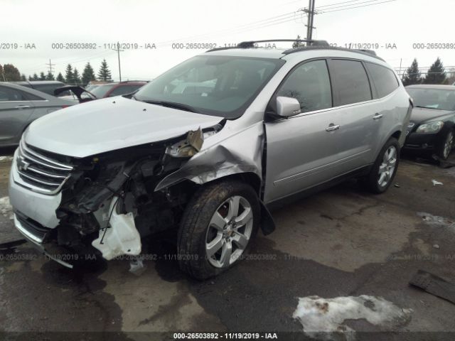 1GNKVGKD3HJ212312 - 2017 CHEVROLET TRAVERSE LT Silver photo 2