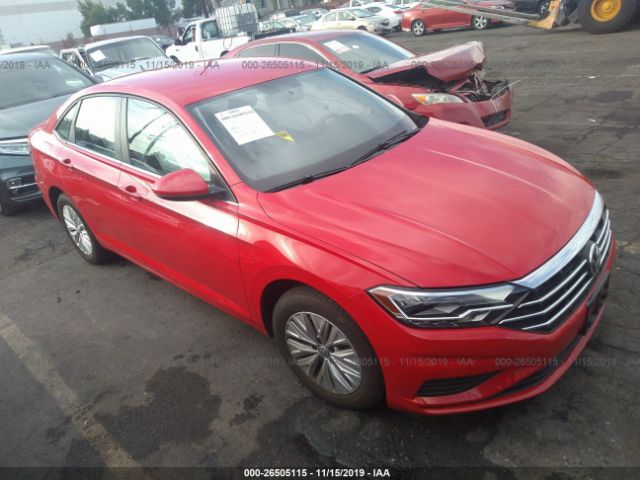 3VWC57BU4KM058875 - 2019 VOLKSWAGEN JETTA S/SE/R-LINE Red photo 1