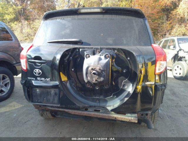 JTMBD33V365034080 - 2006 TOYOTA RAV4  Black photo 6