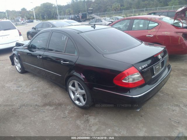 WDBUF56X79B436894 - 2009 MERCEDES-BENZ E 350 Black photo 3