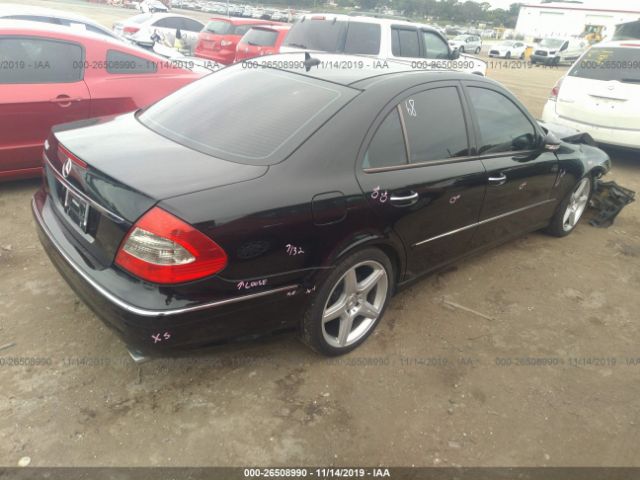 WDBUF56X79B436894 - 2009 MERCEDES-BENZ E 350 Black photo 4